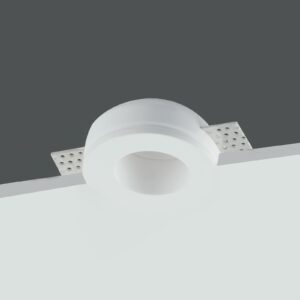 INCASSO GESSO MINI BIANCO TONDO