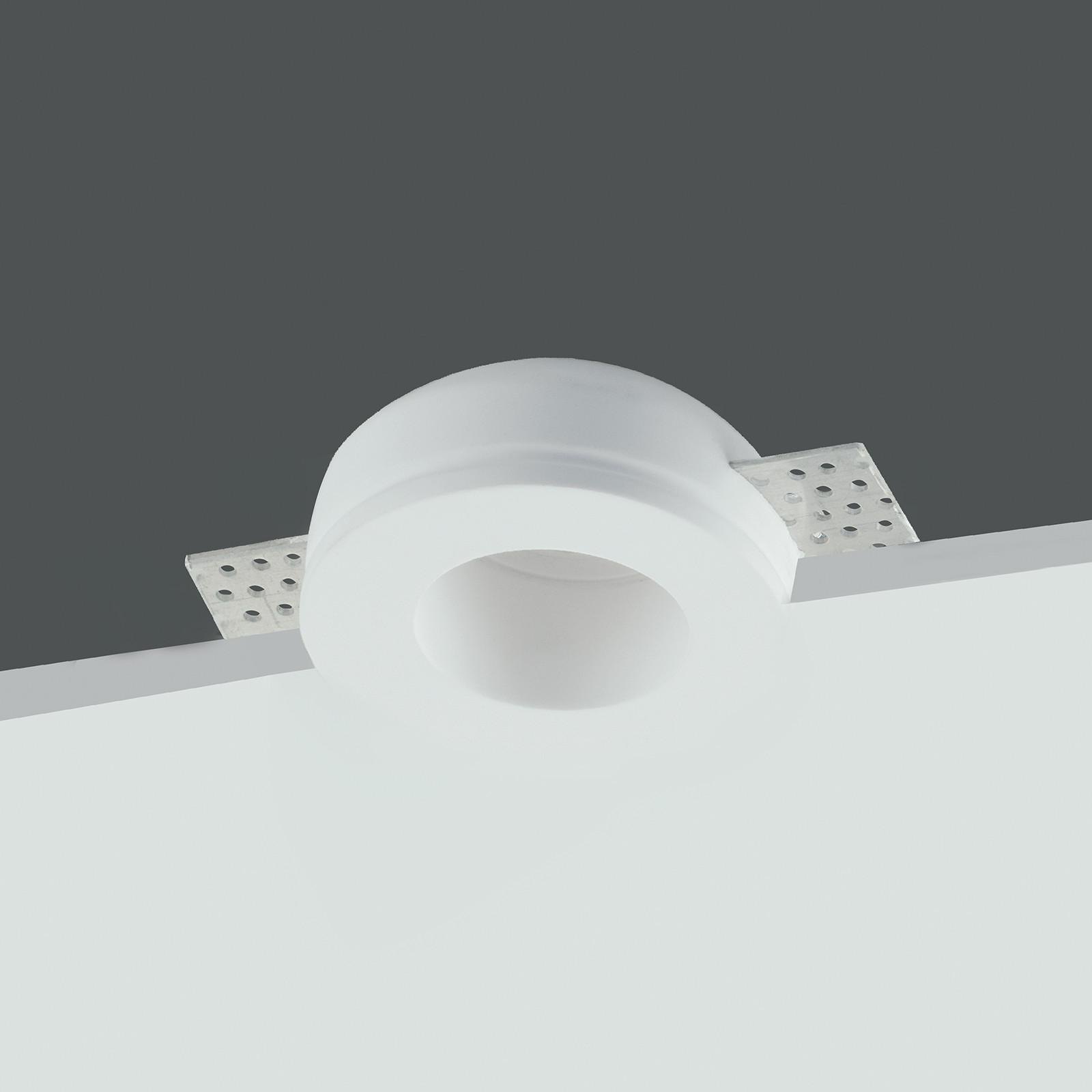 INCASSO GESSO MINI BIANCO TONDO