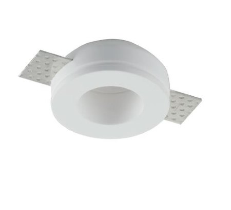 INCASSO GESSO MINI BIANCO TONDO